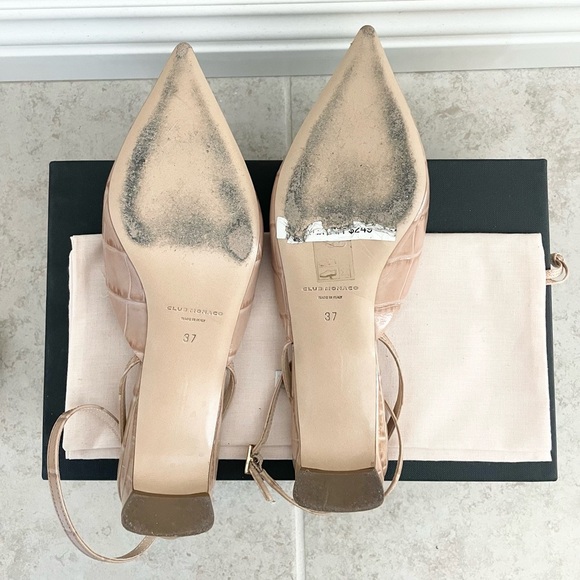 Club Monaco Ambrah point toe ankle strap pumps sandals 7 - Picture 4 of 7